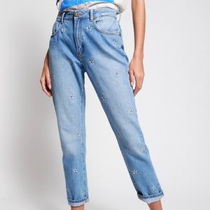 NWT One Teaspoon Limited Edition Pacific Star Awesome Baggies jeans size 25